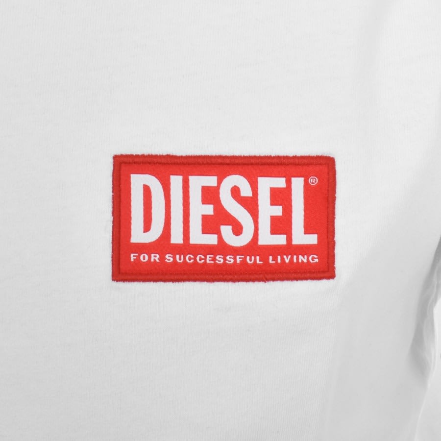 Diesel T NLabel L1 Logo T Shirt White | Mainline Menswear